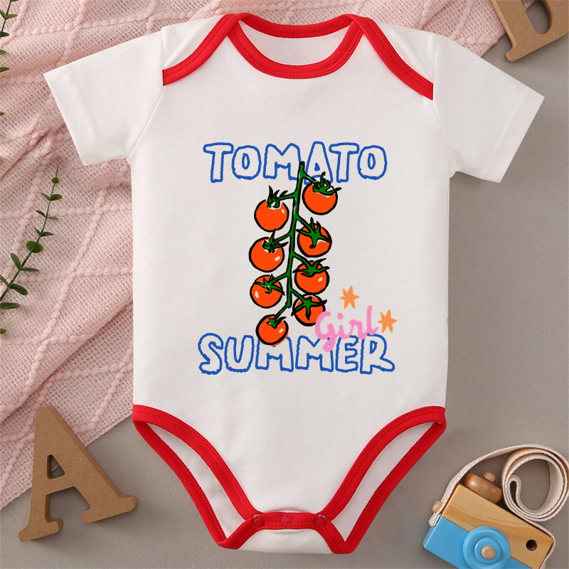 Baby Food Intake - 100% Cotton Onesie Enjoy Your Summer