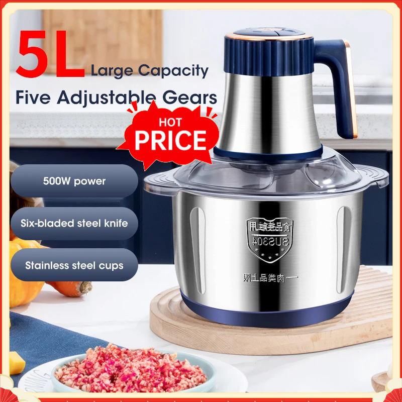 Baby Food With Meat - 5L Electric Meat Grinders 304 Stainless