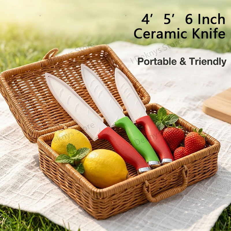 Baby Food Knife Set - Kitchen Ceramic Knife Set 4' 5'