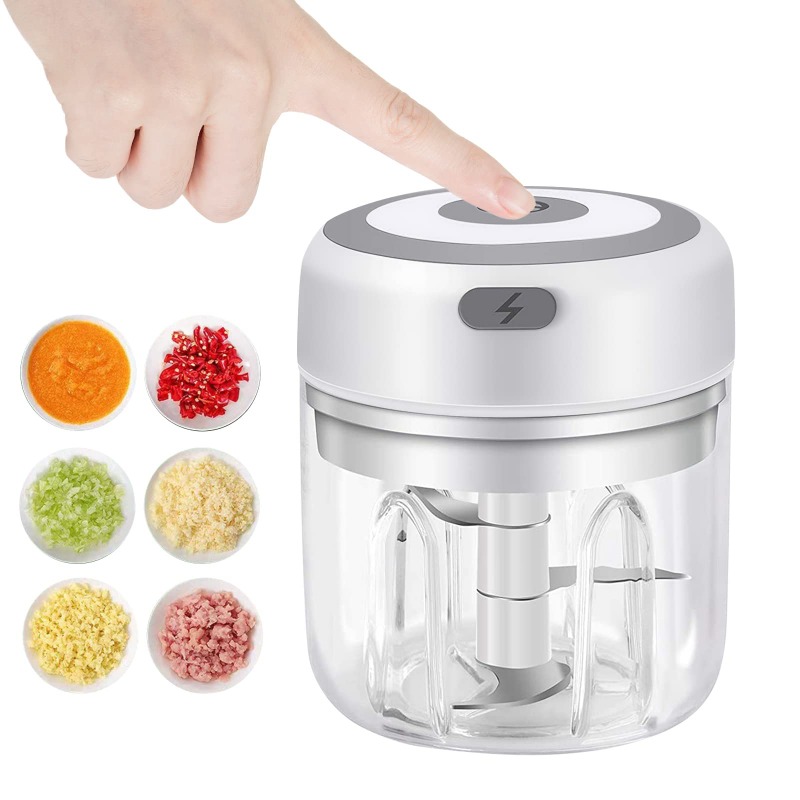 Baby Food With Meat - 250ML Electric Garlic Grinder Household Multifunctional