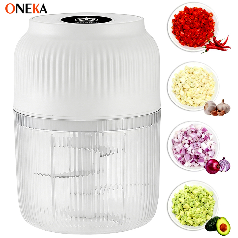 Baby Food Zubereiter - 6-Blade Electric Mini Garlic Chopper USB