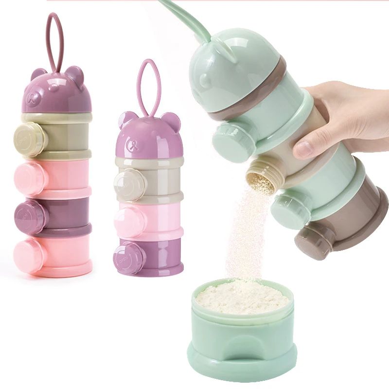 Baby Food Organizer - 3/4Layer Baby Portable Baby Food Storag