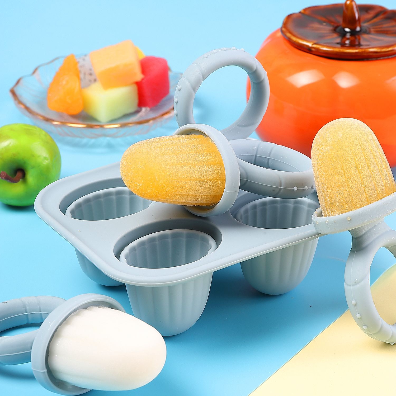 Baby Silicone Mold Set,Teethin - Baby Food Zubereiter 评论和价格