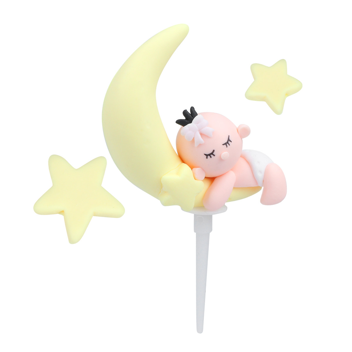 3Pcs Food Safe Baby Moon Star  - Baby Food Yellow 评论和价格