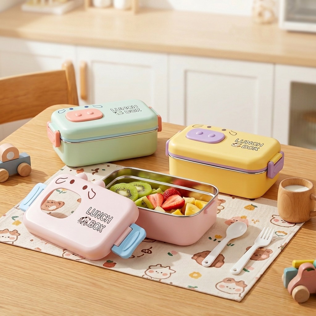 304 Stainless Steel Bento Box  - Baby Food Organizer 评论和价格
