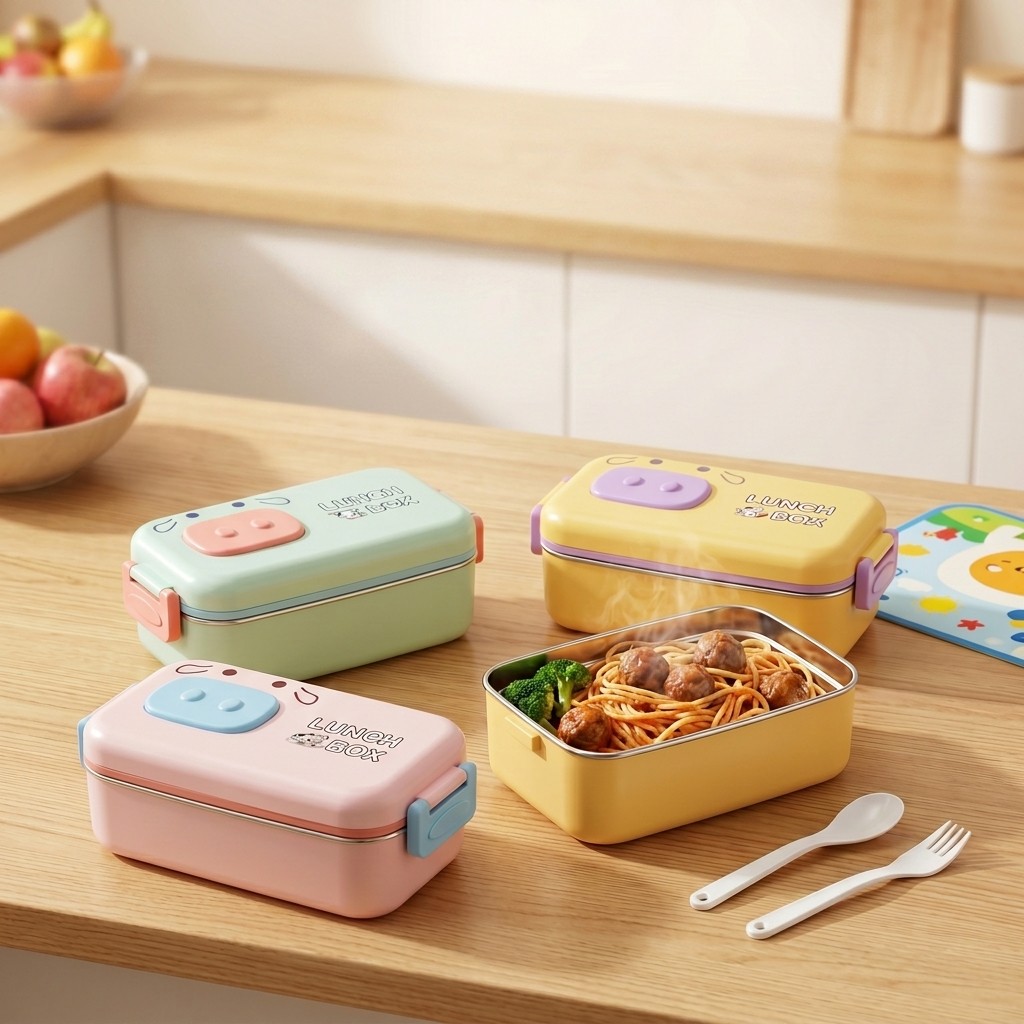 304 Stainless Steel Bento Box  - Baby Food Organizer 评论和价格