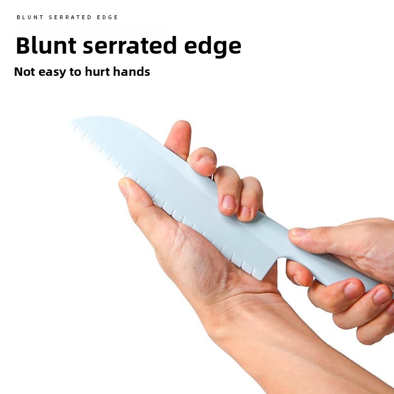 Non-slip plastic kitchen knife - Baby Food Knife Set 评论和价格