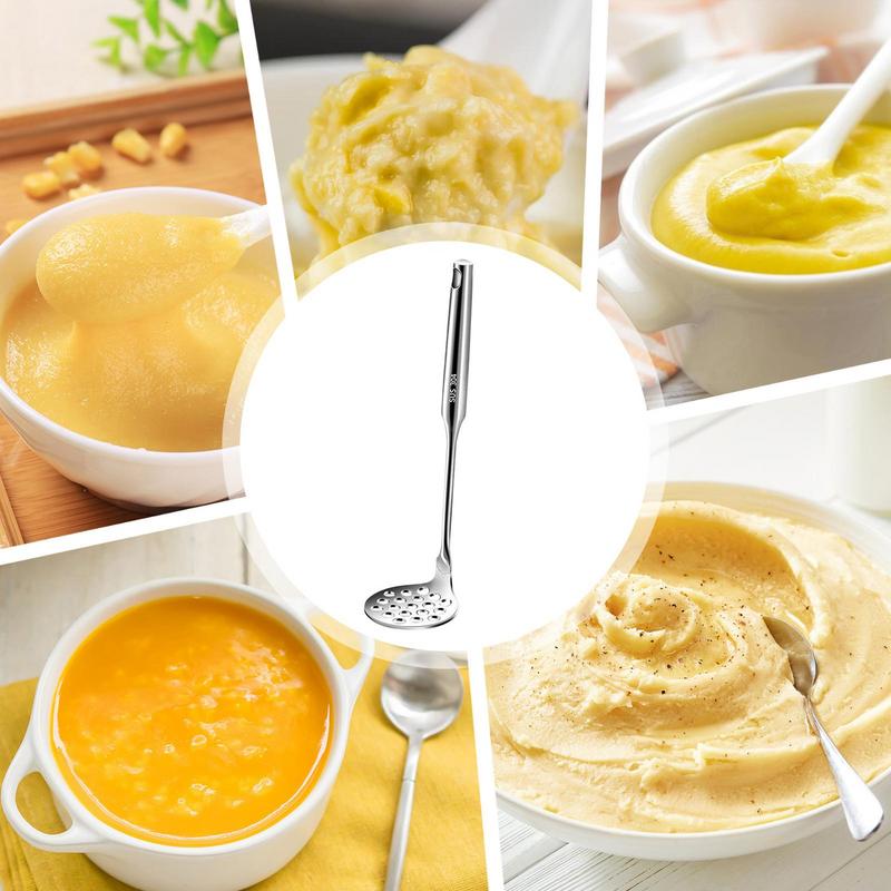 Potato Masher Stainless Steel  - Baby Food With Meat 评论和价格