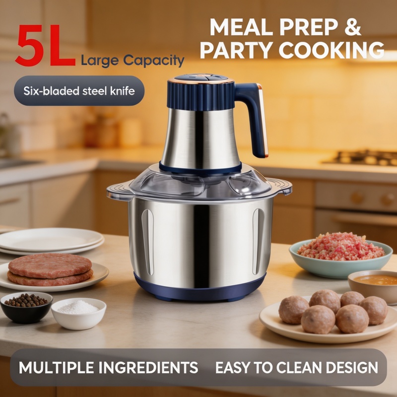 5L Electric Meat Grinders 304  - Baby Food With Meat 评论和价格