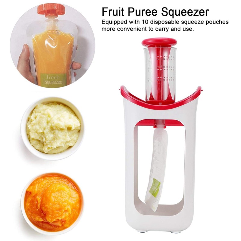 Baby Food Squeeze Station with - Baby Food Organizer 评论和价格
