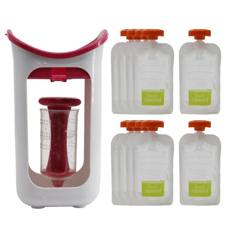 Baby Food Squeeze Station with - Baby Food Organizer 评论和价格