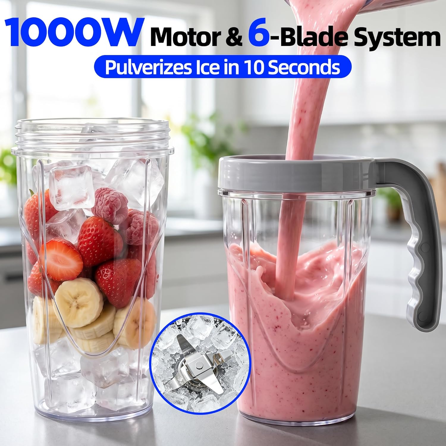 Versatile 1000W Portable Blend - Baby Food With Protein 评论和价格