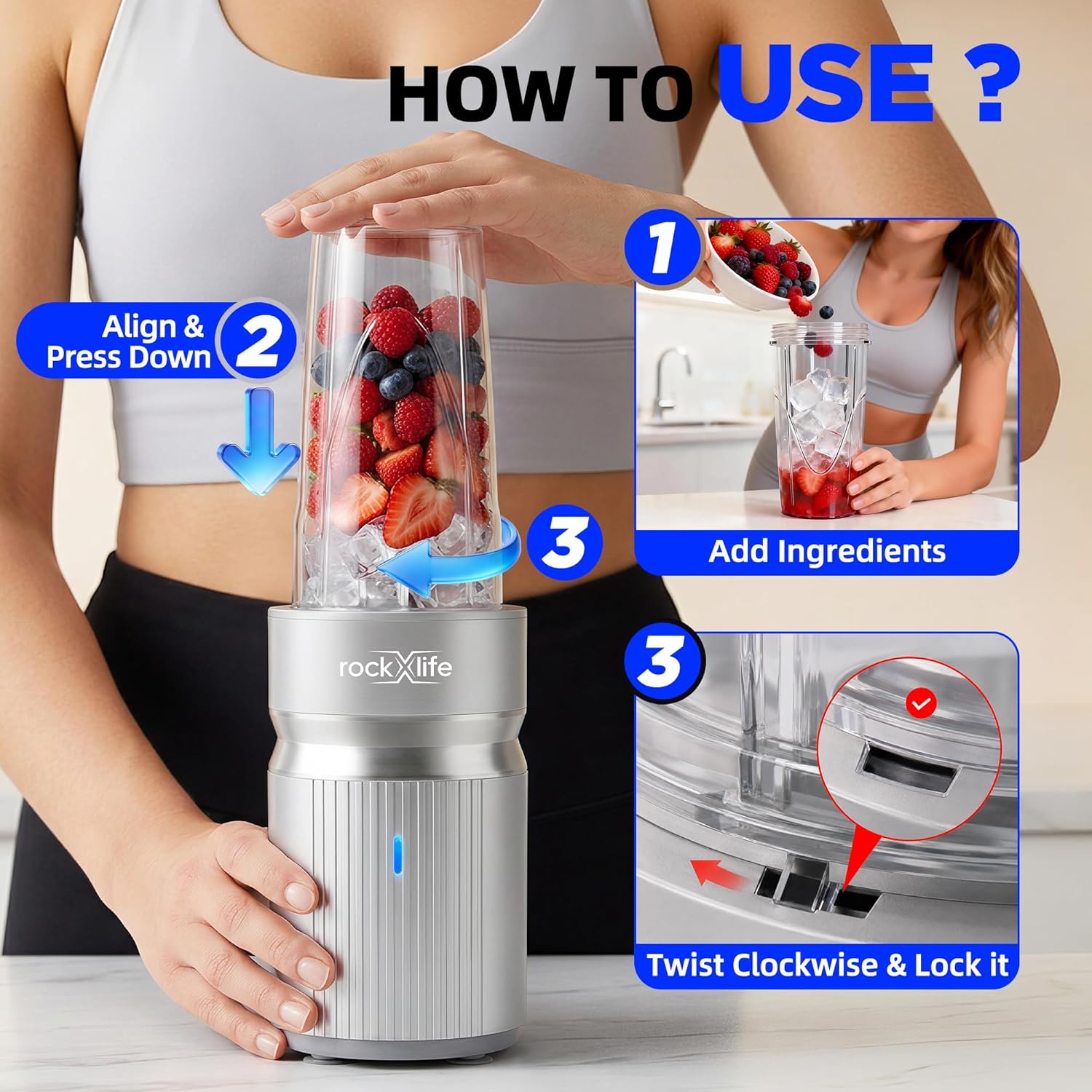 Versatile 1000W Portable Blend - Baby Food With Protein 评论和价格
