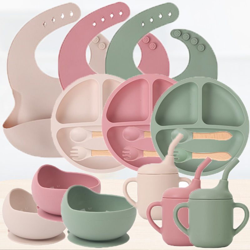 Children's silicone tableware  - Baby Food For 1 Year Old 评论和价格