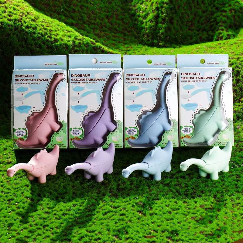 Dinosaur Baby Feeding Tablewar - Baby Food Knife Set 评论和价格