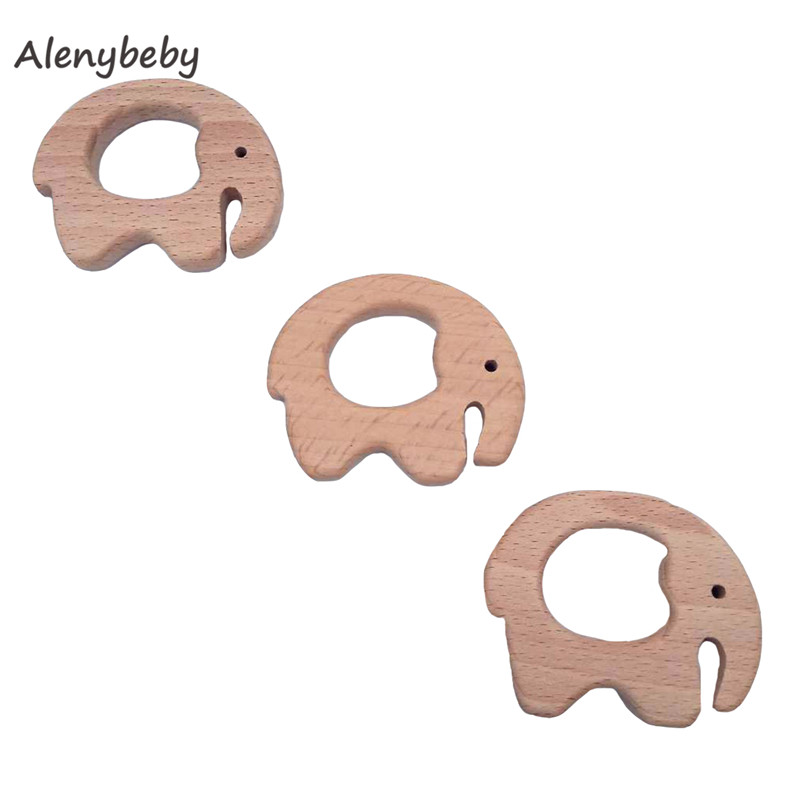 Wood Teether Cartoon DIY Wood  - Baby Food Organic 评论和价格