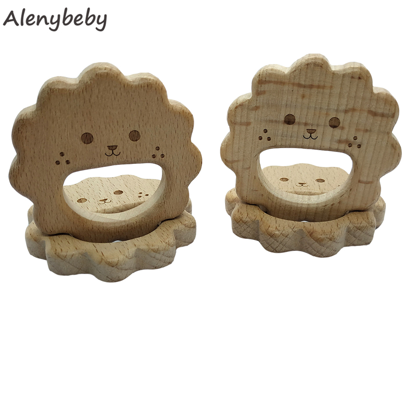 Natural Wooden Teether Bee sha - Baby Food Organic 评论和价格
