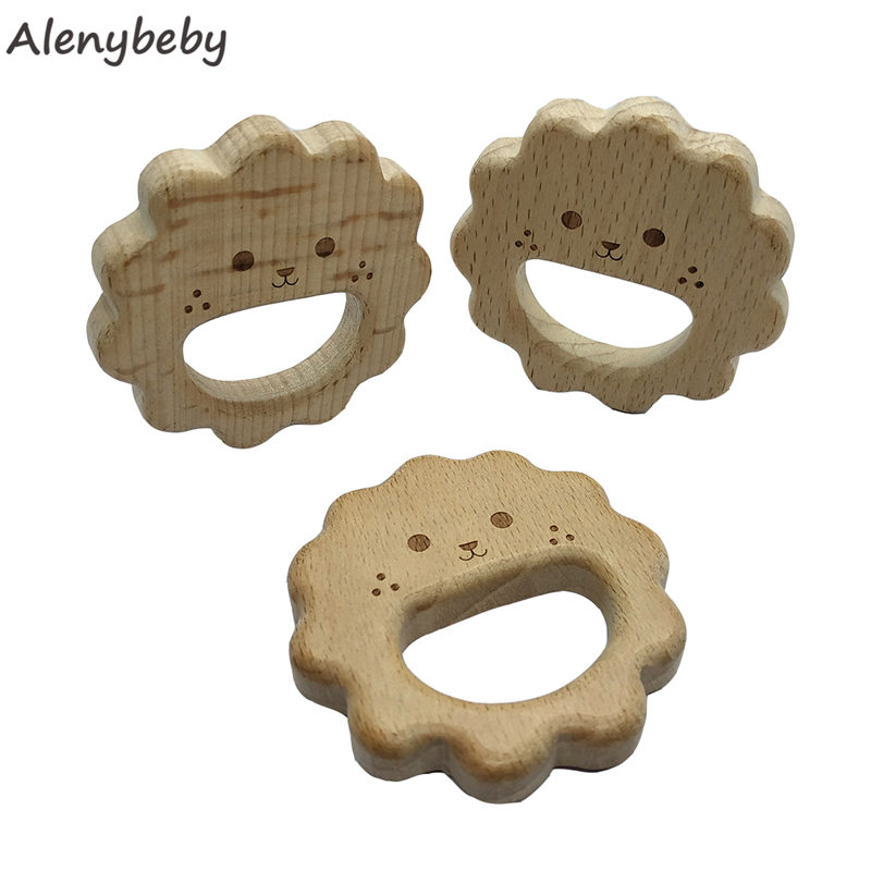 Natural Wooden Teether Bee sha - Baby Food Organic 评论和价格