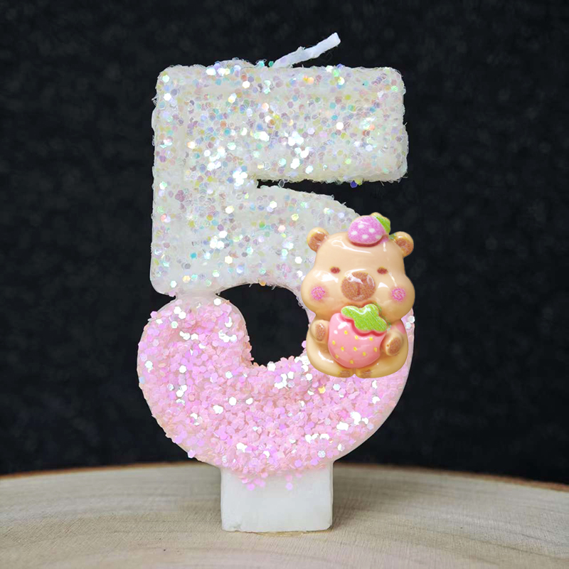 New Capybara Candles Cake Deco - Baby Food For 1 Year Old 评论和价格
