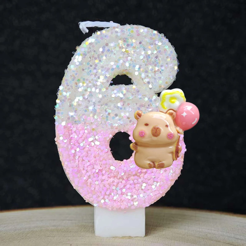 New Capybara Candles Cake Deco - Baby Food For 1 Year Old 评论和价格