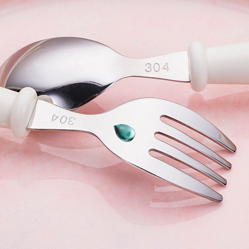 304 Stainless Steel Kids Spoon - Baby Food Knife Set 评论和价格