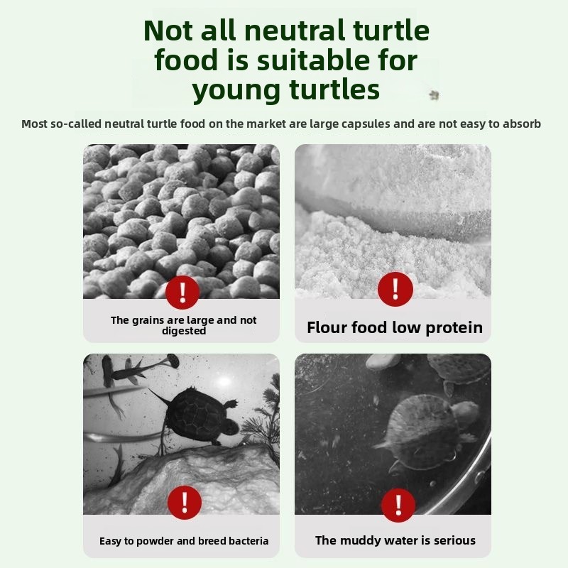 Nai chong Hatchling Turtle Foo - Baby Food With Protein 评论和价格