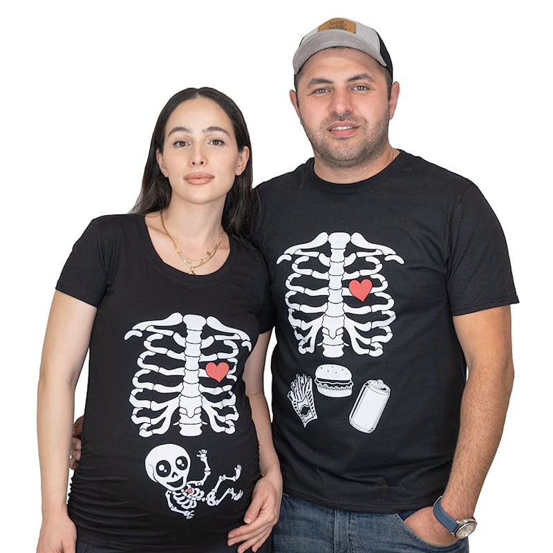 Maternity Halloween Skeleton T - Baby Food Intake 评论和价格