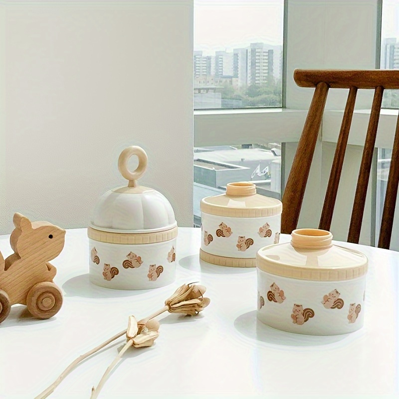 3 Layers Baby Milk Powder Disp - Baby Food Organizer 评论和价格
