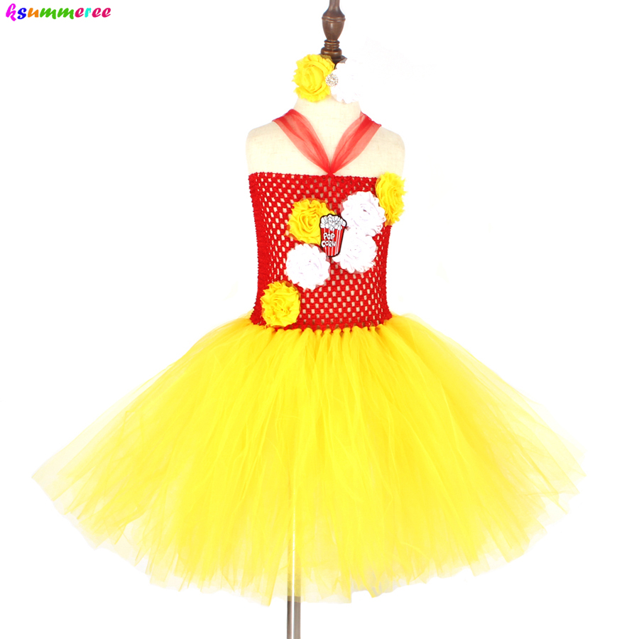 Fancy Popcorn Girl Tutu Dress  - Baby Food Intake 评论和价格