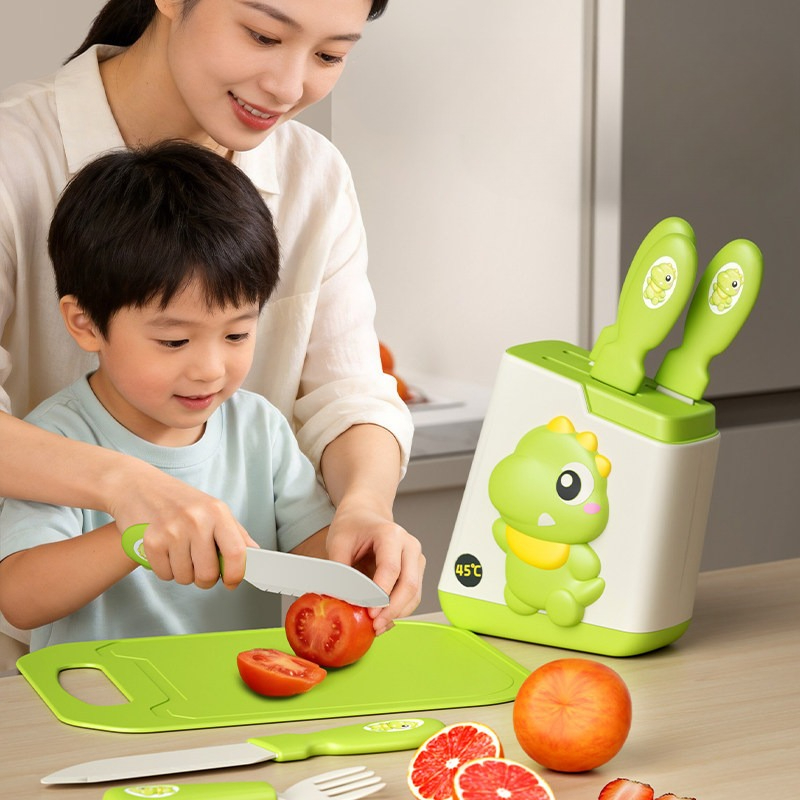 Children Kitchen Toy Set Featu - Baby Food Knife Set 评论和价格