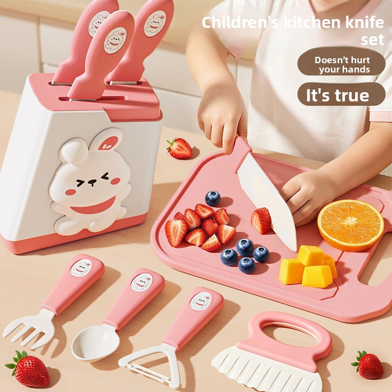 Children Kitchen Toy Set Featu - Baby Food Knife Set 评论和价格