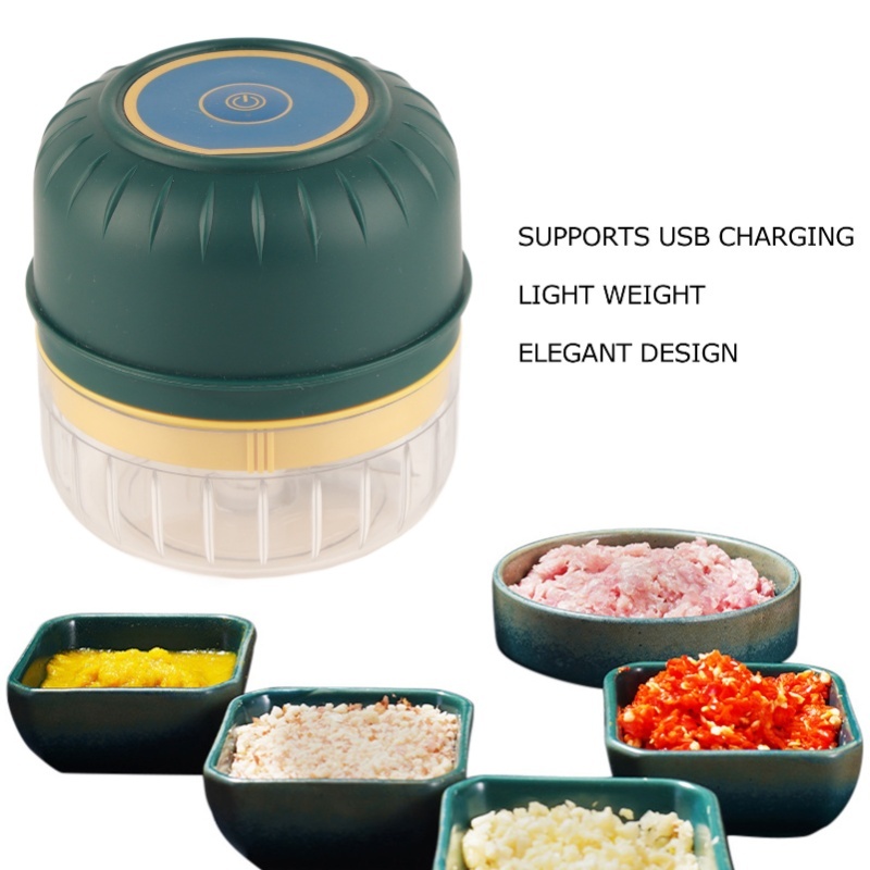 250ML Garlic Chopper 3 Blades  - Baby Food Yellow 评论和价格