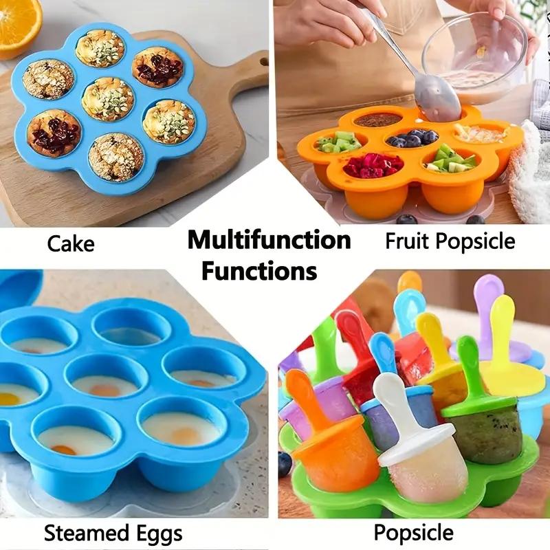 7-compartment silicone popsicl - Baby Food Zubereiter 评论和价格