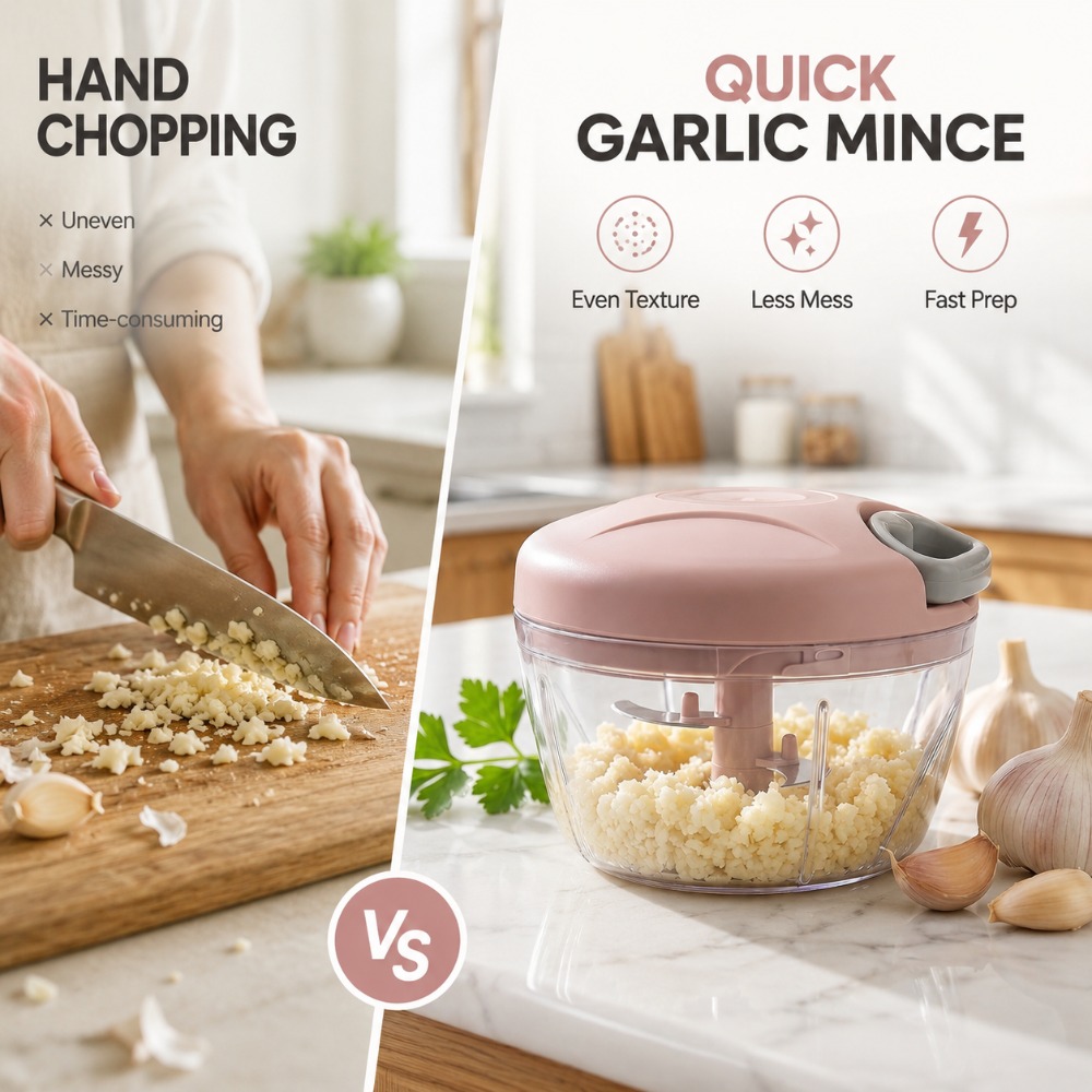 Manual Pull String Garlic Minc - Baby Food With Meat 评论和价格