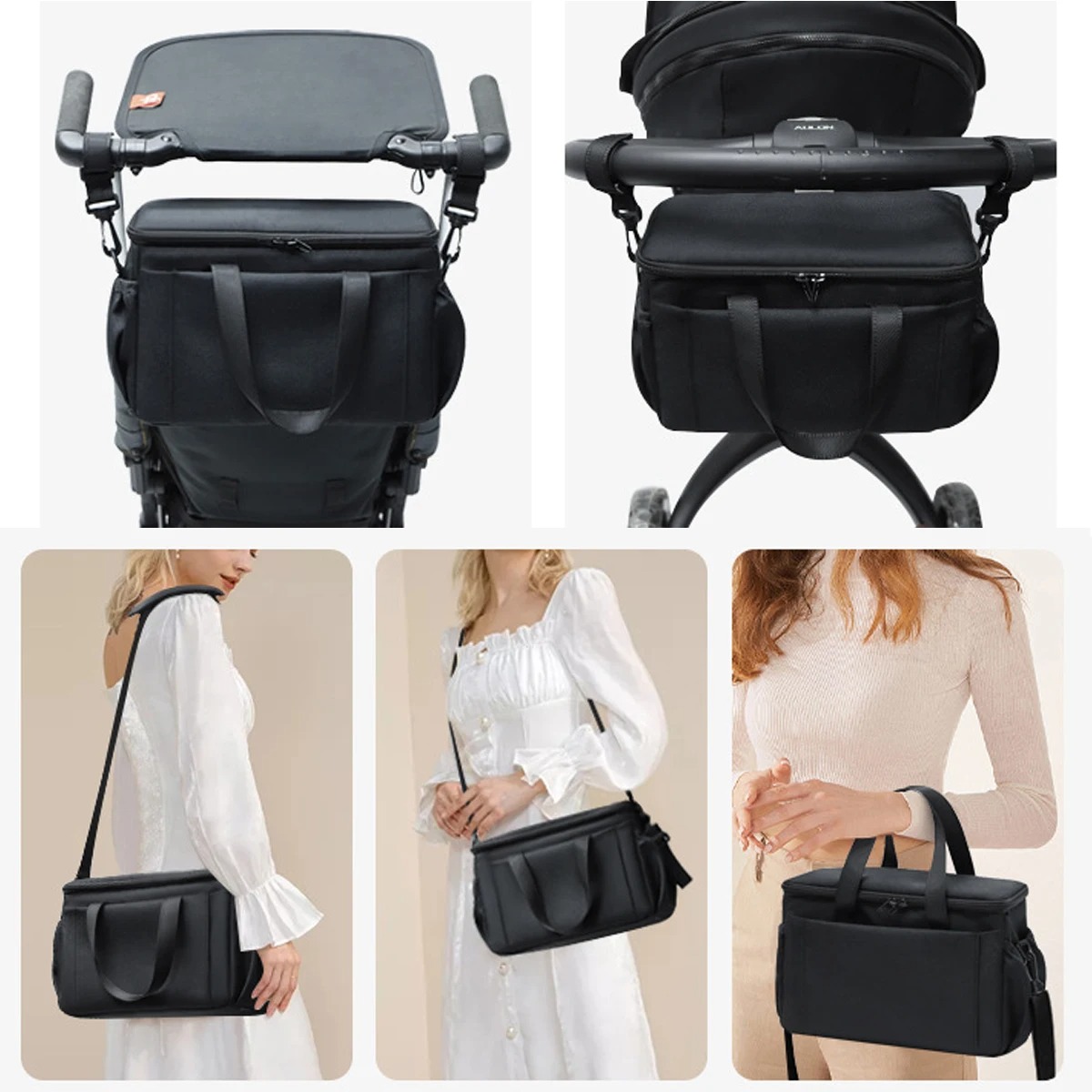 Stroller Organizer Bags Mummy  - Baby Food Organizer 评论和价格