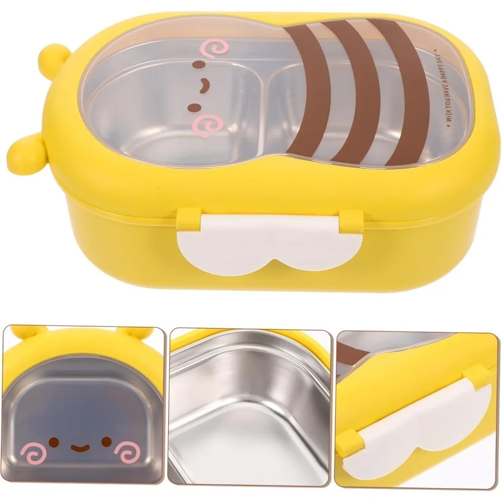 Cartoon Lunch BoxStainless Ste - Baby Food Organizer 评论和价格