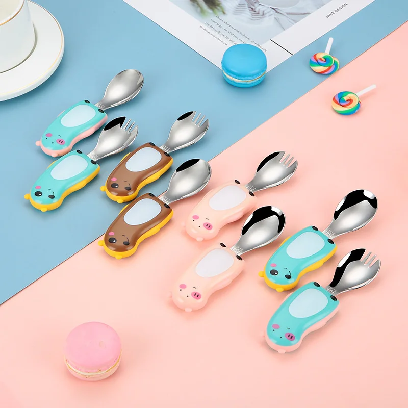 304 children's portable tablew - Baby Food Knife Set 评论和价格