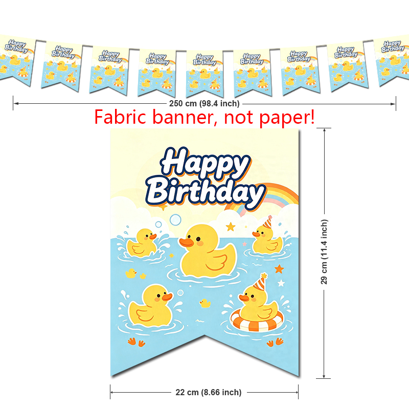 Yellow Rubber Duck Birthday Pa - Baby Food Yellow 评论和价格